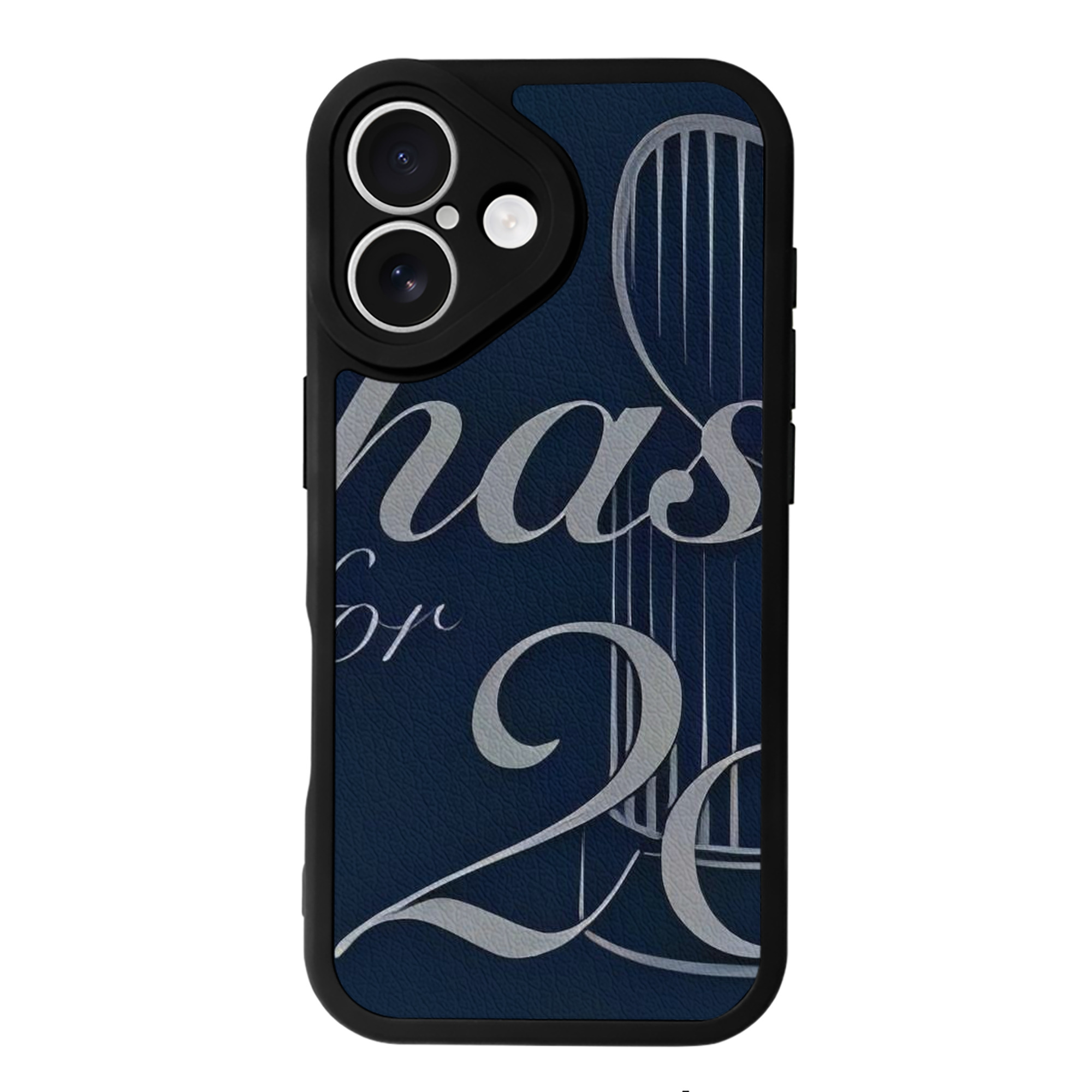New York Yankees 300 IPhone 16 Silicone Leather Case – UV Print, Lambskin Texture – Perfect Fit, Wireless Charging Compatible, Scratch Resistant, Precise Cutouts – Stylish Protection For IPhone 16